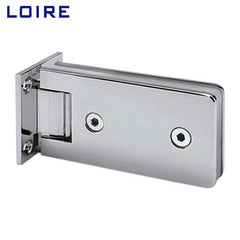 Standard Duty Shower Hinges Wall to Glass Wall Mount Full Back Plate Shower Door Hinge L-2141