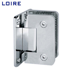 China Manufacturing Standard Duty Shower Hinges Wall Mount Glass Clamp Full Back Plate Factory Price L-2101
