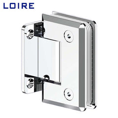 Wall Mount Standard Duty Shower Hinges Wall to Glass Full Back Plate Shower Door Hinge L-2117
