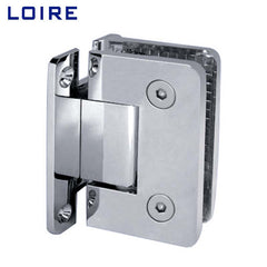 China Standard Duty Shower Hinges Wall to Glass 90 Degree Glass Clamp For Bathroom Shower Door L-2106