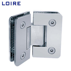 Standard Duty Shower Hinges Glass to Glass 135° Glass Clamp Customized Door Hinge Glass Hardware L-2104