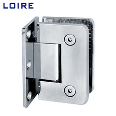 Standard Duty Shower Hinges Wall Mount 90° Glass Clamp Half Back Plate Factory Direct Sell Door Hinge L-2102