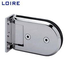 Standard Duty Shower Hinges Wall Mount 90 degree Glass Clamp OffSet Back Plate Glass Door Hinge L-2132