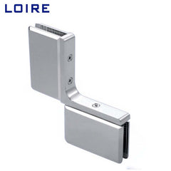 Pivot Shower Hinges Inline Panel Mount Frameless Glass Door Hinge L-2352