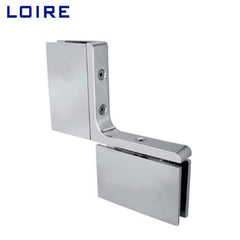 Pivot Shower Hinges Inline Panel Mount Glass to Glass Glass Door Clamp L-2354
