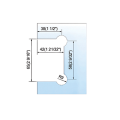 China Standard Duty Shower Hinges Wall to Glass 90 Degree Glass Clamp For Bathroom Shower Door L-2106
