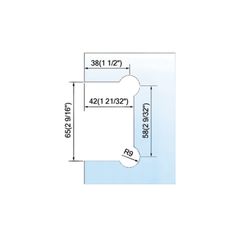 Standard Duty Shower Hinges Wall Mount Glass Clamp Factory Direct Sell Door Hinge L-2110