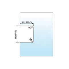 Standard Duty Shower Hinges L-2111W