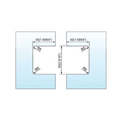 Standard Duty Shower Hinges L-2113W