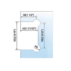 China Top Selling Standard Duty Shower Hinges Wall to Glass 90 Degree Shower Door Hinge L-2116