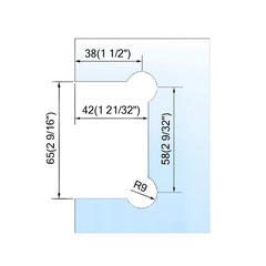 Standard Duty Shower Hinges L-2121