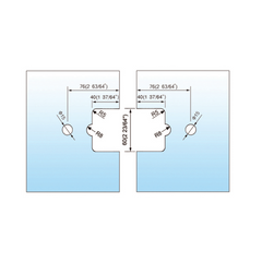 Standard Duty Shower Hinges Glass to Glass 180 Degree Glass Hinge Supplier L-2133