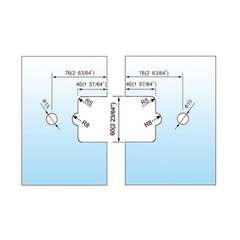 Standard Duty Shower Hinges Glass to Glass 90 degree Glass Door Hinge Glass Hardware L-2135