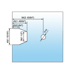Standard Duty Shower Hinges L-2160
