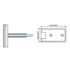 Standard Duty Shower Hinges L-2160