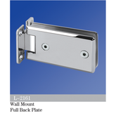 Standard Duty Shower Hinges Wall Mount Full Back Plate L-2161