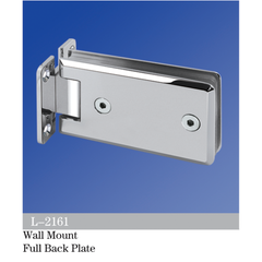 Standard Duty Shower Hinges Wall Mount Full Back Plate L-2161