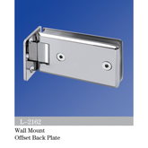 Standard Duty Shower Hinges Wall Mount Offset Back Plate L-2162