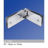 Standard Duty Shower Hinges 90° Glass-to-Glass L-2165
