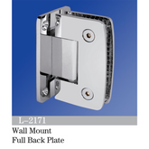 Standard Duty Shower Hinges Wall Mount Full Back Plate L-2171