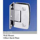 Standard Duty Shower Hinges Wall Mount Offset Back Plate L-2172