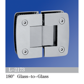 Standard Duty Shower Hinges 180° Glass-to-Glass L-2173