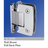 Standard Duty Shower Hinges Wall Mount Full Back Plate L-2176