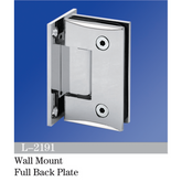 Standard Duty Shower Hinges Wall Mount Full Back Plate Door Hinge L-2191