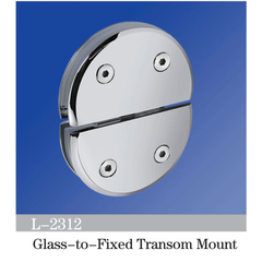 Pivot Shower Hinges Glass to Fixed Transom Mount Glass Door Hinge China Supplier L-2312
