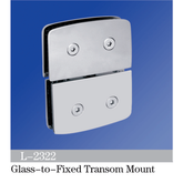 Pivot Shower Hinges Glass to Fixed Transom Mount Glass Door Hinge Clamp L-2322