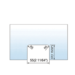 Adjustable Pivot Shower Hinges Top Or Bottom Mount Glass Door Hinge L-2331AD