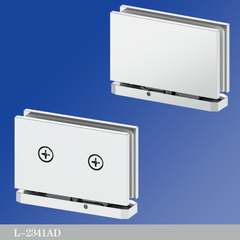 Adjustable Pivot Shower Hinges Top Or Bottom Mount Glass Door Hinge L-2341AD