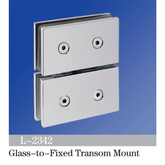 Pivot Shower Hinges Glass to Fixed Transom Mount Bathroom Glass Door Hinge Shower Hardware L-2342