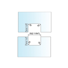 Pivot Shower Hinges Glass to Fixed Transom Mount Bathroom Glass Door Hinge Shower Hardware L-2342