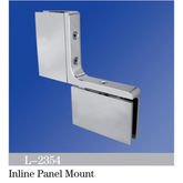 Pivot Shower Hinges Inline Panel Mount Glass to Glass Glass Door Clamp L-2354