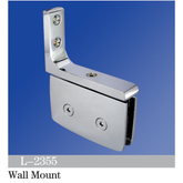 Pivot Shower Hinges Wall Mount Glass Door Clip Hardware Manufacturer L-2355