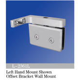 Pivot Shower Hinges Left Hand Mount Shown Offset Bracket Wall Mount Hinge Wholesale L-2361L