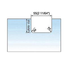 Pivot Shower Hinges Right Hand Mount Shown Offset Bracket Wall Mount Glass Shower Door Hinge L-2362R