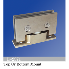 Pivot Shower Hinges Top Or Bottom Mount Glass Door Hinge Glass Clamp For Shower Enclosure L-2371