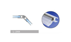 L-2908 135° Glass-to-Glass Sealing Strip | 6–12 mm Glass | 7 ft (2.13 m)