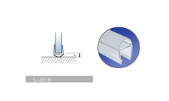 L-2910 Glass-to-Floor Sealing Strip | Fits 6–12 mm Glass | 7 ft (2.13 m)