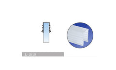 L-2919 Glass To Floor Sealing Strip | Fits 6–12 Mm Glass | 7 Ft (2.13 M)