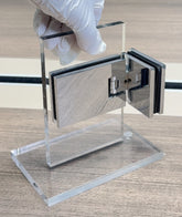 Loire Self-Centering 90° Glass-to-Glass Shower Hinges | Max Load 45KG Hardware Loire L-6035 Hinge