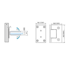 Standard Duty Shower Hinges L-2121