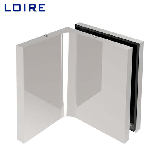 Square Corner Shower Glass Clamps with Covers Wall to Glass Bathroom Door ClIps L-5302