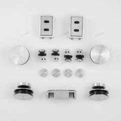 Soft-Close Sliding Door Shower Hardware Kit | Max 60KG Load | Double Door Design S018 Accessories 1